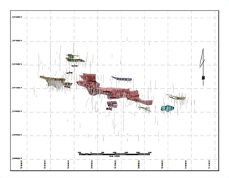 drill hole location map april